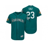 Men's Seattle Mariners #23 Nelson Cruz 2017 Spring Training Flex Base Authentic Collection Stitched Baseball Jersey