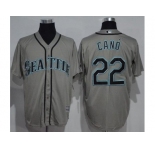 Seattle Mariners #22 Robinson Cano Grey New Cool Base Stitched MLB Jersey