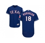 Men Texas Rangers #18 Drew Robinson Blue Flexbase Authentic Collection Stitched MLB Jersey