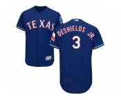 Men Texas Rangers #3 Delino DeShields Jr. Blue Flexbase Authentic Collection Stitched MLB Jersey