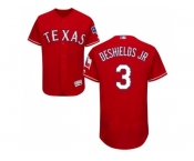 Men Texas Rangers #3 Delino DeShields Jr. Red Flexbase Authentic Collection Stitched MLB Jersey