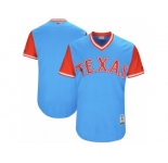 Men's 2017 Little League World Series Texas Rangers Light Blue Jersey