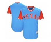 Men's 2017 Little League World Series Texas Rangers Light Blue Jersey