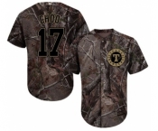 Men's Majestic Texas Rangers #17 Shin-Soo Choo Authentic Camo Realtree Collection Flex Base MLB Jersey