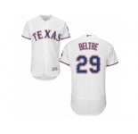 Men's Majestic Texas Rangers #29 Adrian Beltre White Flexbase Authentic Collection MLB Jersey
