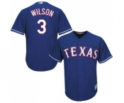 Men's Majestic Texas Rangers #3 Russell Wilson Replica Red Alternate Cool Base MLB Jersey