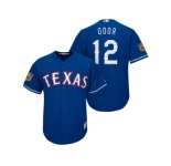 Men's Texas Rangers #12 Rougned Odor 2017 Spring Training Cool Base Stitched MLB Jersey