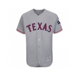 Men's Texas Rangers Blank Grey Stitched 2016 Fashion Stars & Stripes Flex Base Baseball Jersey