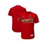 Men St. Louis Cardinals Customized Majestic Scarlet 2018 Spring Training Flex Base Team Jersey