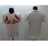 Men St. Louis Cardinals blank Majestic cream Flexbase Authentic Collection Player Jersey
