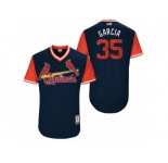 Men's 2017 Little League World Series Cardinals Greg Garcia #35 Garcia Navy Jersey