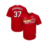 Men's Majestic St. Louis Cardinals #37 Keith Hernandez Replica Red Alternate Cool Base MLB Jersey