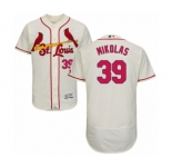 Men's Majestic St. Louis Cardinals #39 Miles Mikolas Cream Alternate Flex Base Authentic Collection MLB Jersey
