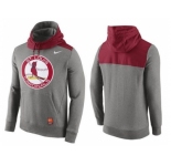 Men's St.Louis Cardinals Nike Gray Cooperstown Collection Hybrid Pullover Hoodie_1