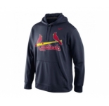 St.Louis Cardinals Nike KO Wordmark Performance Navy MLB Hoodie