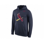 St.Louis Cardinals Nike Logo Performance Pullover Navy MLB Hoodie