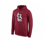 St.Louis Cardinals Nike Logo Performance Pullover Red MLB Hoodie