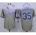 Men Kansas City Royals #35 Eric Hosmer Gray 2016 Official Cool Base Jersey