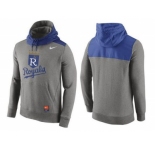 Men's Kansas City Royals Nike Gray Cooperstown Collection Hybrid Pullover Hoodie