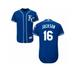 Men's Majestic Kansas City Royals #16 Bo Jackson Blue Flexbase Authentic Collection MLB Jersey