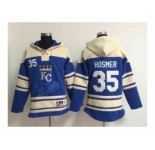 mlb jerseys kansas city royals #35 hosmer blue[pullover hooded sweatshirt]