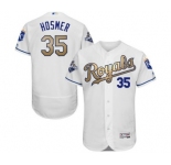 mlb jerseys kansas city royals #35 hosmer white world series champions gold