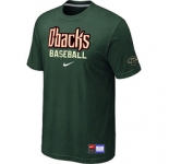 MLB Arizona Diamondbacks Crimson D.Green Nike Short Sleeve Practice T-Shirt