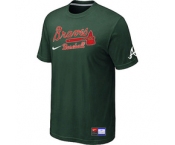MLB Atlanta Braves D.Green Nike Short Sleeve Practice T-Shirt