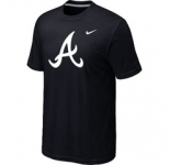 MLB Atlanta Braves Heathered Nike Black Blended T-Shirt