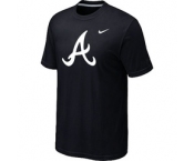 MLB Atlanta Braves Heathered Nike Black Blended T-Shirt