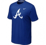 MLB Atlanta Braves Heathered Nike Blue Blended T-Shirt