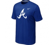 MLB Atlanta Braves Heathered Nike Blue Blended T-Shirt