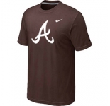 MLB Atlanta Braves Heathered Nike Brown Blended T-Shirt