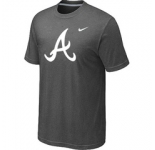 MLB Atlanta Braves Heathered Nike D.Grey Blended T-Shirt