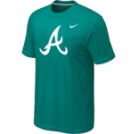 MLB Atlanta Braves Heathered Nike Green Blended T-Shirt