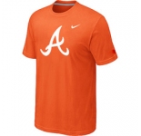 MLB Atlanta Braves Heathered Nike Orange Blended T-Shirt