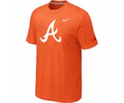 MLB Atlanta Braves Heathered Nike Orange Blended T-Shirt