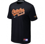 MLB Baltimore Orioles Nike Black Short Sleeve Practice T-Shirt