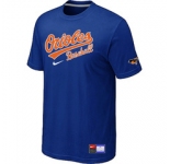 MLB Baltimore Orioles Nike Blue Short Sleeve Practice T-Shirt
