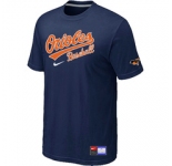 MLB Baltimore Orioles Nike D.Blue Short Sleeve Practice T-Shirt