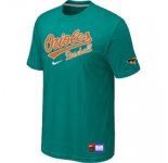 MLB Baltimore Orioles Nike Green Short Sleeve Practice T-Shirt