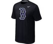MLB Boston Red Sox Heathered Nike Black Blended T-Shirt