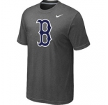 MLB Boston Red Sox Heathered Nike D.Grey Blended T-Shirt