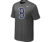MLB Boston Red Sox Heathered Nike D.Grey Blended T-Shirt
