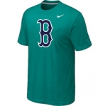 MLB Boston Red Sox Heathered Nike Green Blended T-Shirt