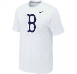 MLB Boston Red Sox Heathered Nike White Blended T-Shirt