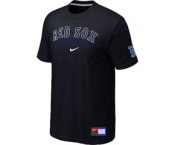MLB Boston Red Sox Nike Black Short Sleeve Practice T-Shirt