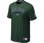 MLB Boston Red Sox Nike D.Green Short Sleeve Practice T-Shirt