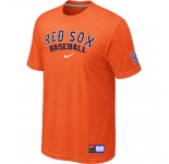 MLB Boston Red Sox Nike Orange Short Sleeve Practice T-Shirt