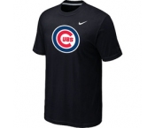 MLB Chicago Cubs Nike Black Club Logo T-Shirt